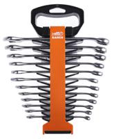 111msh12 Bahco 111M Series 12-Piece Spanner Set, 8 → 19 mm, Vanadium Extra Steel
