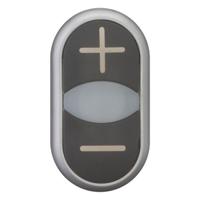 70011281-m22-ddl-s-x4x5m22-a Eaton RMQ Titan M22 Series Black Illuminated Momentary Push Button Head, 22mm Cutout, IP66