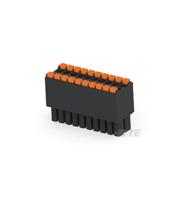 1-2842487-0 TE Connectivity 1-2842 Series PCB Terminal Block, 20-Contact, 3.5mm Pitch, Board Mount, 2-Row, Push In Termination