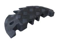 cpe1071 Viso 250mm Black Cable Cover in Rubber, 65mm Inside dia.