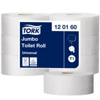 120160 Tork 6 rolls of 2400 Sheets Toilet Roll, 1 ply
