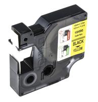 18490 Dymo Black on Yellow Label Printer Tape, 3.5 m Length, 12 mm Width