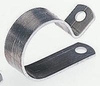 211-10040-alu4-al-na HellermannTyton 6.4mm Natural, Aluminium P Clip