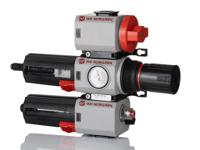 bl84-601g Norgren G 3/4 Filter Regulator Lubricator, Automatic Drain, 40μm Filtration Size Integrated Pressure Gauge