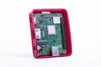 pi3a-case Raspberry Pi Plastic  Case for use with Raspberry Pi 3A+ in Red, White