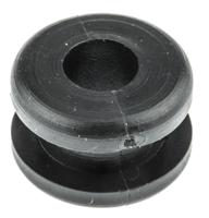 633-02180-hv1218-pvc-fr-bk HellermannTyton HV Black PVC 10mm Cable Grommet for Maximum of 6mm Cable Dia. 633-02180 HV1218-PVC-FR-BK