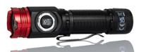 219-8132 RS PRO LED Torch Black, Red - Rechargeable 1800 lm, 120 mm