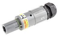 nldft-3-gy-l-s120-m40a ITT Cannon, Veam Powerlock Grey Cable Mount Industrial Power Socket, Rated At 400A, 1.0 kV