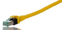 09474747111 HARTING, 2m Cat6, Yellow RJ45 to Male RJ45 Male, SF/UTP Shielded, Terminated PUR Sheath