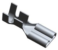 170224-2 TE Connectivity FASTON .250 Uninsulated Female Spade Connector, Receptacle, 6.35 x 0.8mm Tab Size, 1.6mm² to 6mm²