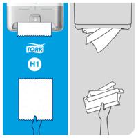 551100 Tork Plastic White Wall Mounting Paper Towel Dispenser, 206mm x 368mm x 331mm