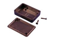 1551fbk Hammond 1551 Series Black ABS Enclosure, IP54, Flanged, Black Lid, 50 x 35 x 15mm