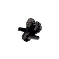 3144-04-06 Legris LF 3000 Series Tube-to-Tube Adaptor, 4 mm to Push In 6 mm, Tube-to-Tube Connection Style, 3144 04 06