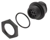 px041210p Bulgin Circular Connector, 10 Contacts, Front, Miniature Connector, Plug, Male, IP68, Buccaneer 400 Series