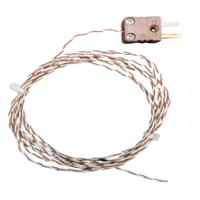 e25064type-t-welded-tipptffe2-mcmpti CorregeE250 Type T Thermocouple 2m Length, 0.2mm Diameter, -40°C → +200°C