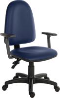 625-800 RS PRO Blue Polyurethane Operator Chair, 120kg Weight Capacity