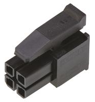 794617-4 TE Connectivity, Micro MATE-N-LOK Female Connector Housing, 3mm Pitch, 4 Way, 2 Row