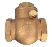 510-3744 RS PRO Bronze Single Check Valve, BSPT 1-1/2in, 20 bar