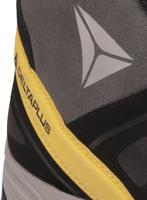 manhas3no43 Delta Plus Black, Yellow Composite Toe Capped Men's Safety Boots, UK 9, EU 43