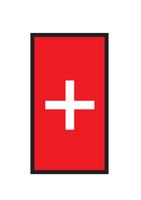 561-02702-wic2-pa66-rd HellermannTyton WIC Snap On Clip On Cable Marker, Red, Pre-printed "+", 2.8 → 3.8mm Cable, 561-02702