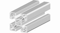264-7837 RS PRO Silver Aluminium, Anodized Profile Strut, 40 x 40 mm, 10mm Groove, 1m Length