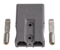 sbs50gry10mm Anderson Power Products, SBS Series Male 2 Way Battery Connector, 110A, 600 V