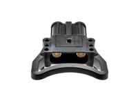 95017-01 Rema Black Chassis Mount 2P Industrial Power Socket, Rated At 160A, 150 V