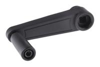 702-7829 RS PRO Nylon Revolving Crank Handle 110mm Radius