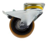 4687ftp125p63 Tente Braked Swivel Castor Wheel, 660kg Capacity, 125mm Wheel