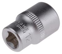830-4029 RS PRO 1/4 in Drive 12mm Standard Socket, 6 point
