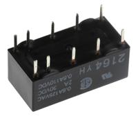 g6ak-274p-st-us-12dc Omron PCB Mount Latching Signal Relay, 12V dc Coil, 500mA Switching Current, DPDT