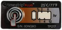 tp217 Timestrip Non-Reversible Temperature Label Indicator, 22°C to 25°C