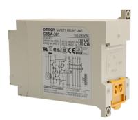 g9sa-301-ac100-240 Omron G9SA 1 Auxiliary Contacts Safety Relay 100 → 240V ac, Dual-Channel 1 Safety Contacts