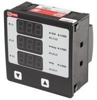136-5378 RS PRO LED Digital Panel Multi-Function Meter, 92mm x 92mm