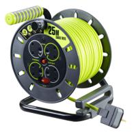 889-2490 RS PRO 25m 4 Socket Type G - British Cable Reel Open Reel, 240 V