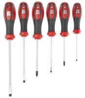 125-3102 RS PRO F99-602 Pozidriv; Slotted Screwdriver Set, 6-Piece