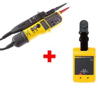 fluke-t150prv240 Fluke T150 Voltage Indicator & Proving Unit Kit ≤5μA 6 → 690V, Kit Contents 4 mm Dia. Probe Extension, GS38