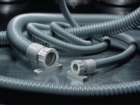 167-00209 HellermannTyton Flexible Conduit, 14mm Nominal Diameter, Polyvinylchloride, Grey