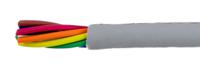 78008-sl005 Alpha Wire Ecogen Ecocable Mini Control Cable, 8 Cores, 0.09 mm² 28 AWG, Unscreened, 30 m, Grey Modified Polyphenylene