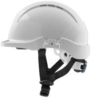 rsp08cwrlf RS PRO White Hard Hats with Chin Strap, Adjustable