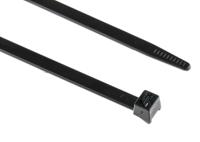 111-70361-rlt120-pa66-bk HellermannTyton Cable Tie, Releasable, 340mm x 7.6 mm, Black Polyamide 6.6 (PA66), Pk-100