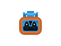 dt06-2s-tn07 TE Connectivity, DT06-2S Automotive Connector Socket Blue Cable 2 Way, Cable Termination DT06-2S-TN07