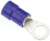 fn2-m4 JST, R Insulated Ring Terminal, 4mm Stud Size, 1mm² to 2.6mm² Wire Size, Blue