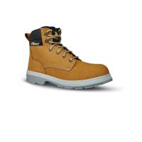 0um10263-42 UPower TAXI Beige Composite Toe Capped Men's Ankle Safety Boots, UK 8, EU 42