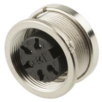 t3363-000-rs Amphenol Industrial, signalmate C091 5 Pole M16 Din Socket, 5.0A, 300 V IP40, Screw On, Panel Mount