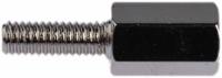 221-134 RS PRO Standoff, M3 x M3 Thread, 8mm Body, Brass, Male/Female, 8mm Stud