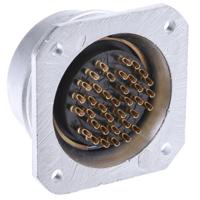 sl-ef-337-p Amphenol Socapex Circular Connector, 37 Contacts, Panel, Standard Connector, Socket, Female, IP67, SL61 Series