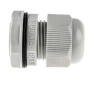 822-9656 RS PRO Grey Nylon Cable Gland, PG13.5 Thread, 6mm min., 12mm max., IP68