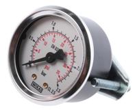 7834018 WIKA Analogue Pressure Gauge 2.5bar Back Entry 50mm Outside Diameter