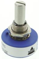 357b0203mab251s22 Vishay 357 20kΩ Rotary Potentiometer Continuous-Turns 1-Gang Panel Mount, 357B0203MAB251S22